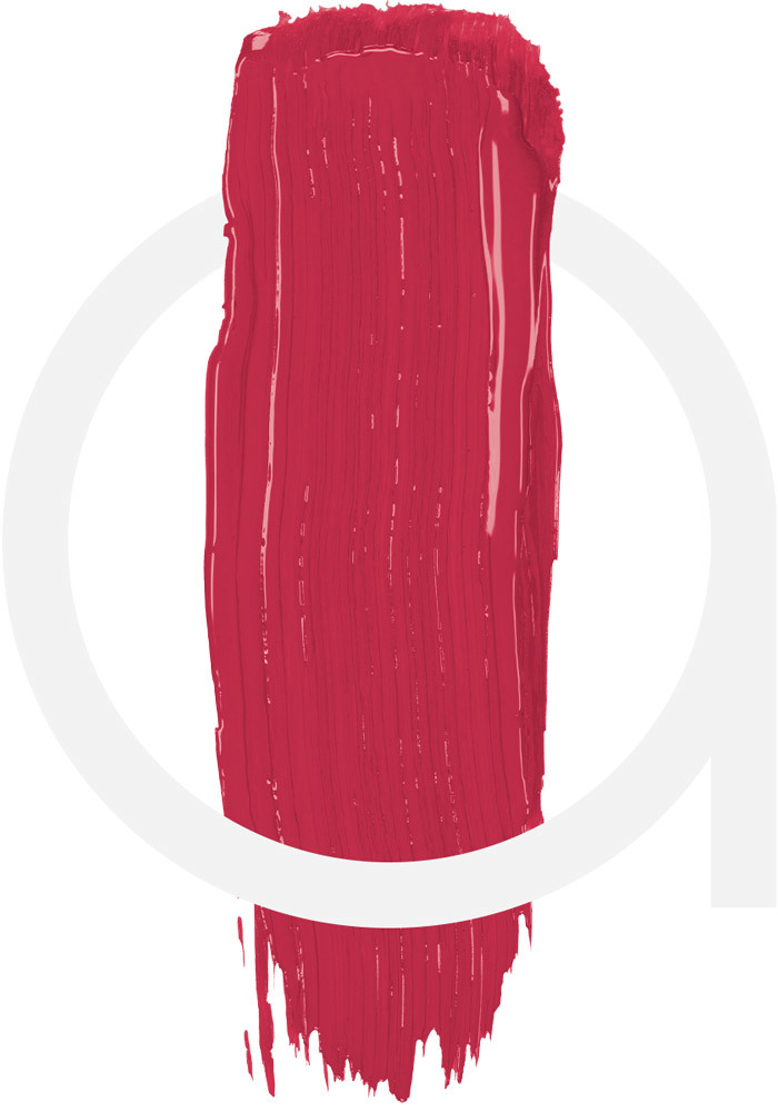 red paint stroke from Evolutionline, lip color
